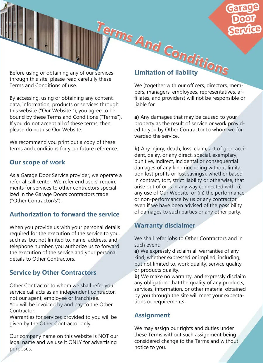 Golden Garage Door Service Santa Clarita, CA 661-247-1015